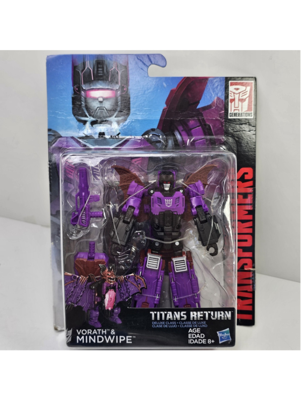 SEALED Transformers Titans Return Deluxe Class Mindwipe & Vorath Headmaster